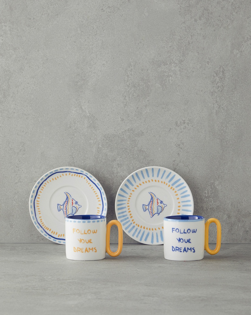 Jolly Waves Coffee Cup Set Jolly Marine