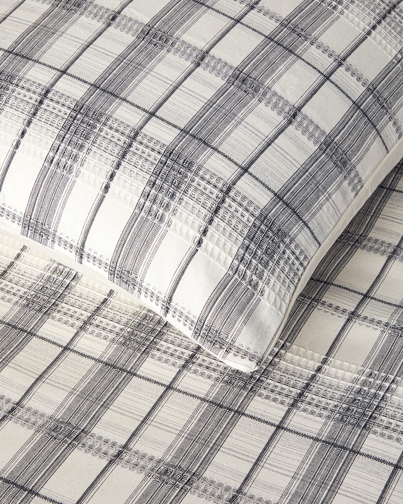 Waffle Check Duvet Cover Set Timeless