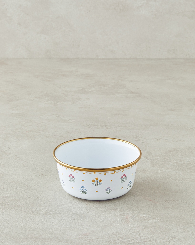 Retro Floral Bowl Ornate Retro