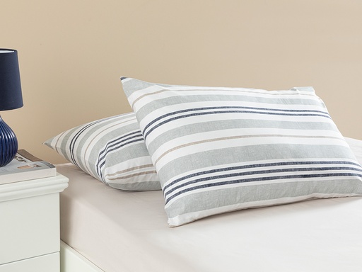 [10030503001] Modern Stripe Pillowcase TIMELESS ROMANCE