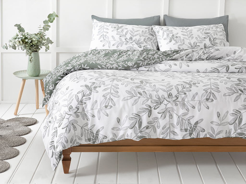 Olive Twig Duvet Cover Set Creative Simplicity