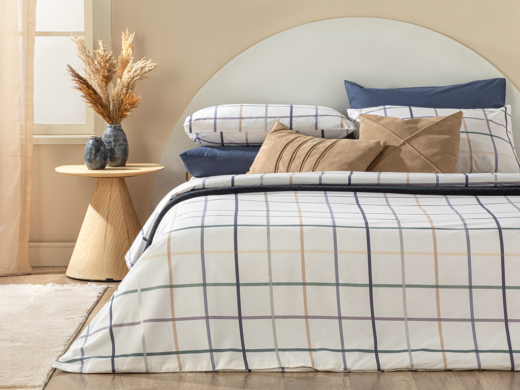 Glam Check Duvet Cover Set Pack Timeless