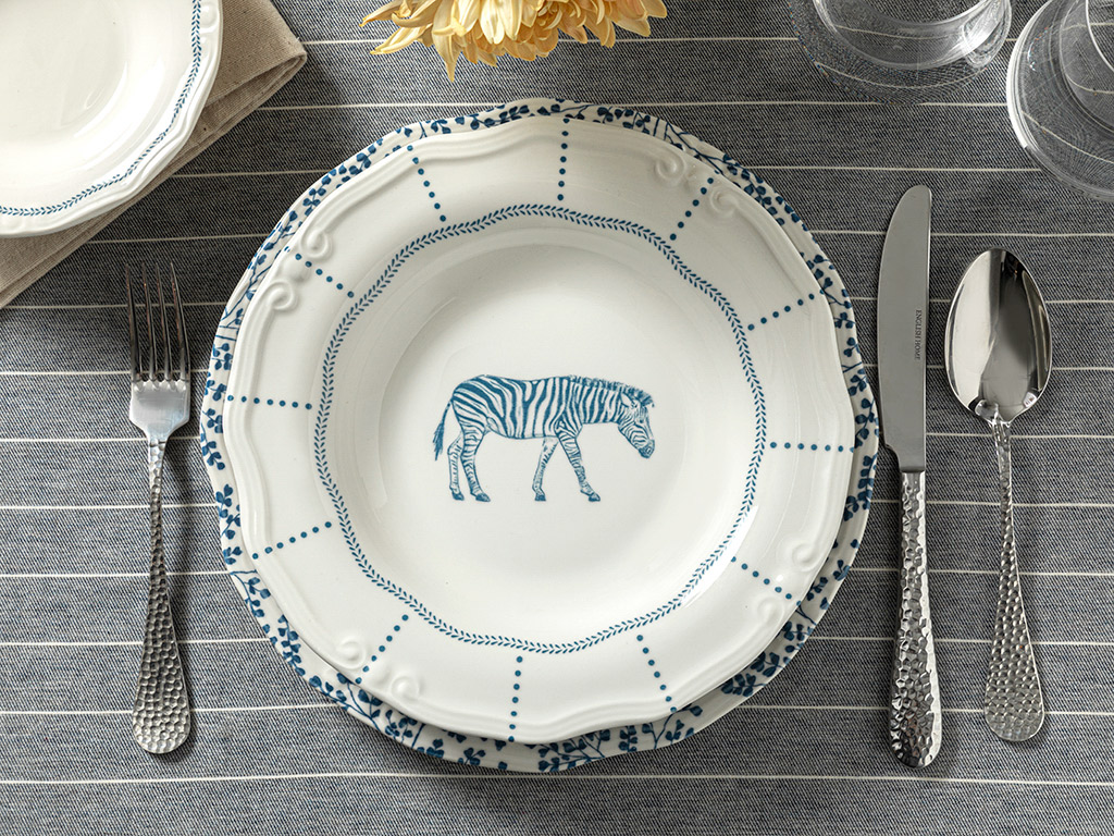 Zebra Dinner Plate Timeless