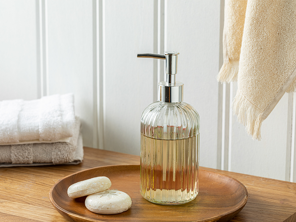 Striped  Soap Dispense Timeless