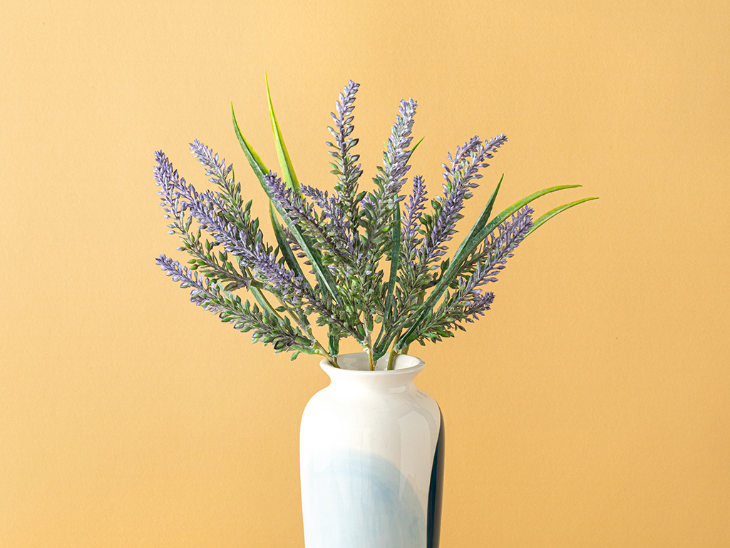 Lavender Field Artificial Flower Flowertopia