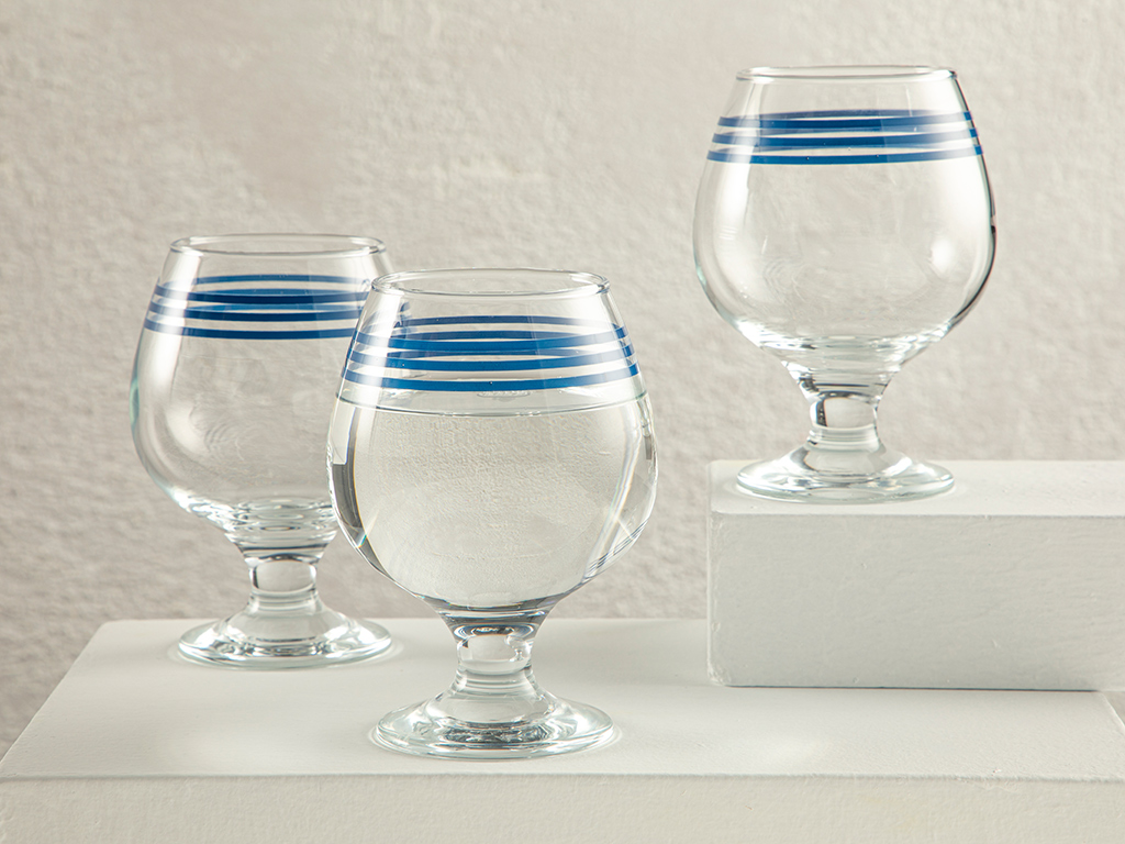 Cosy Lines Water Glass Coastal Dream