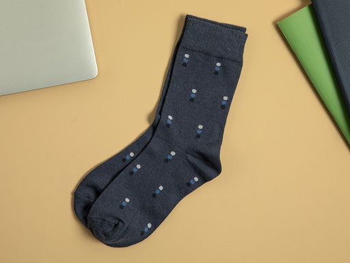 [10036835001] Triple Dots Long Socks Timeless