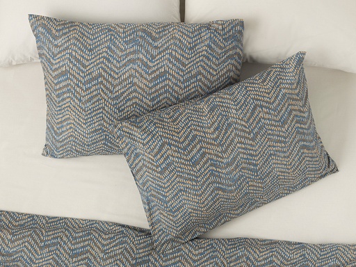 [10037263001] Wave Stripe Pillowcase Blurred Lines