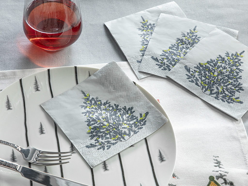 Botanical Ornaments Tissue Napkin Simple Pleasures