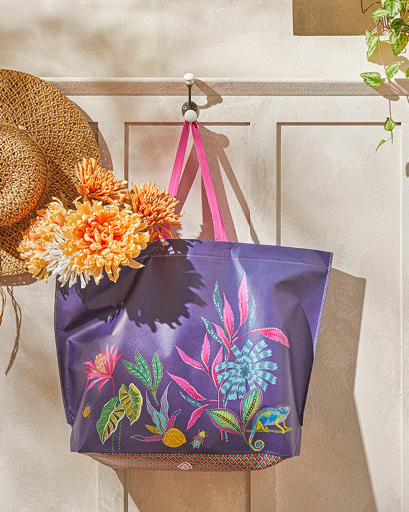 Exotic Flower Shopping Bag Exotic Wandering