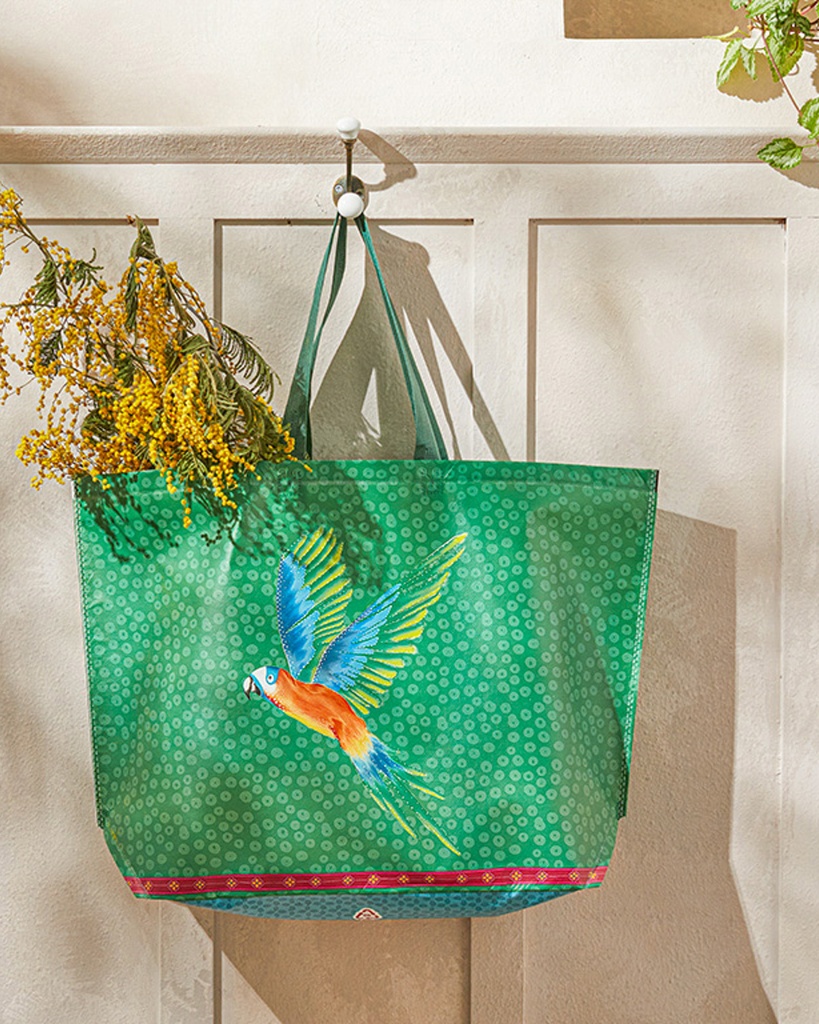 Parrot Paradise Shopping Bag Exotic Wandering