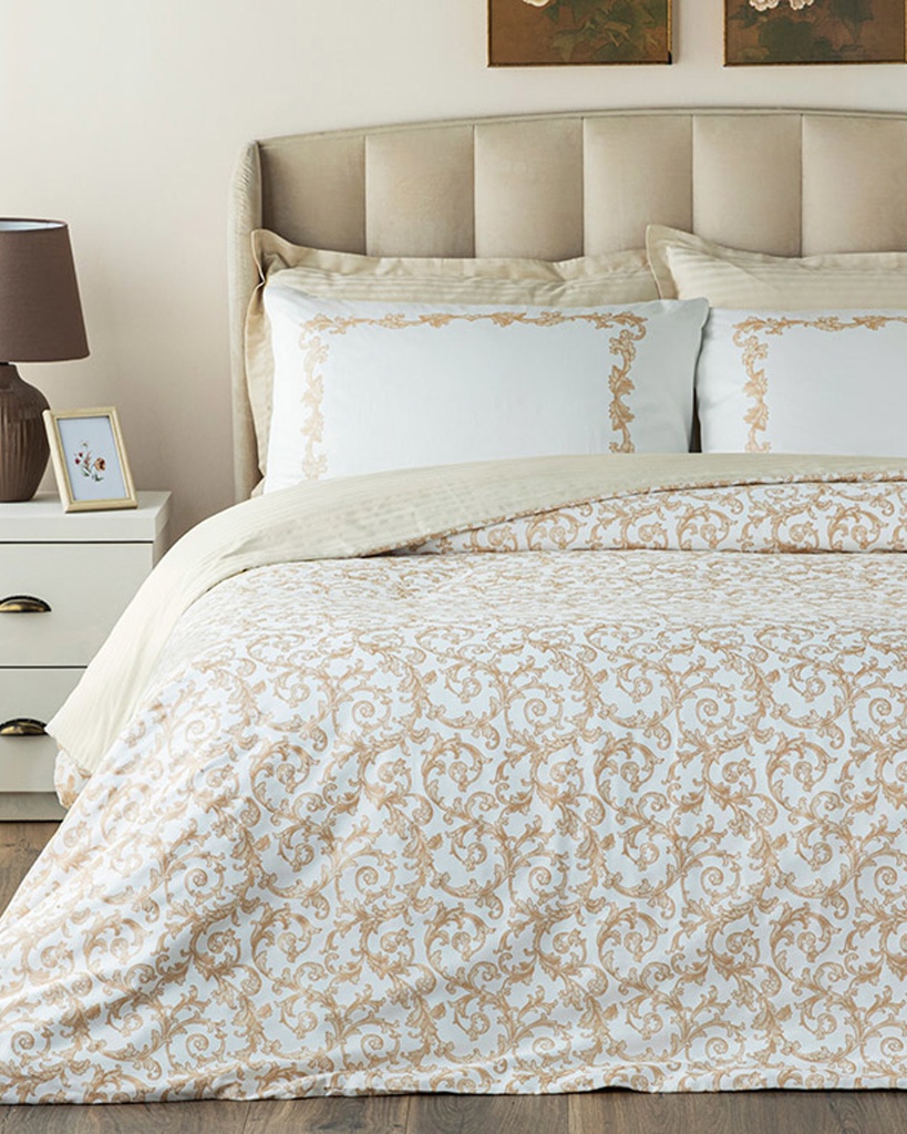 Royal Scroll Duvet Cover Set Timeless