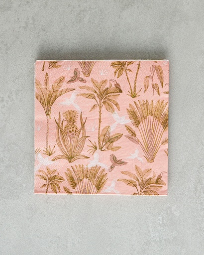 [10041149001] Palm Napkin Exotic Carnival