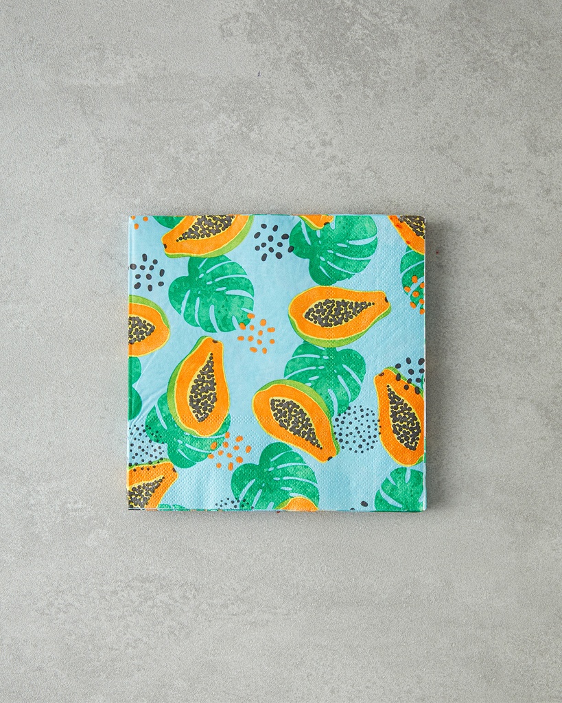 Papaya Napkin Exotic Carnival