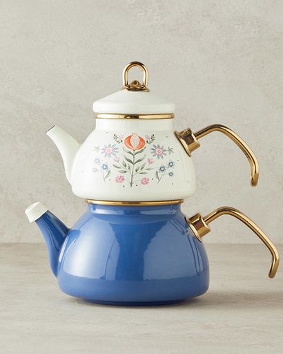 [10042497001] Carnival Tulip Tea Pot Exotic Carnival