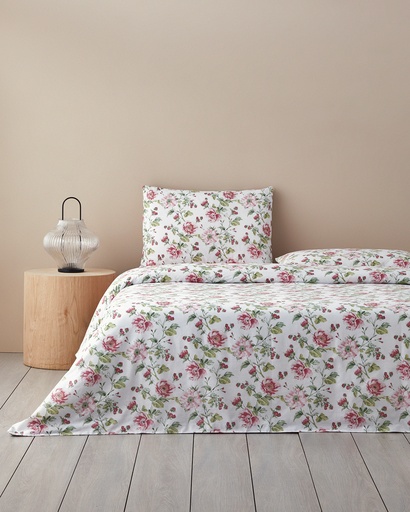 [10042603003] Sparkling Flowers Duvet Cover Set Timeless