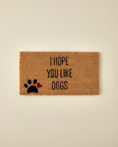 [10040112002] Dogs Doormat Timeless