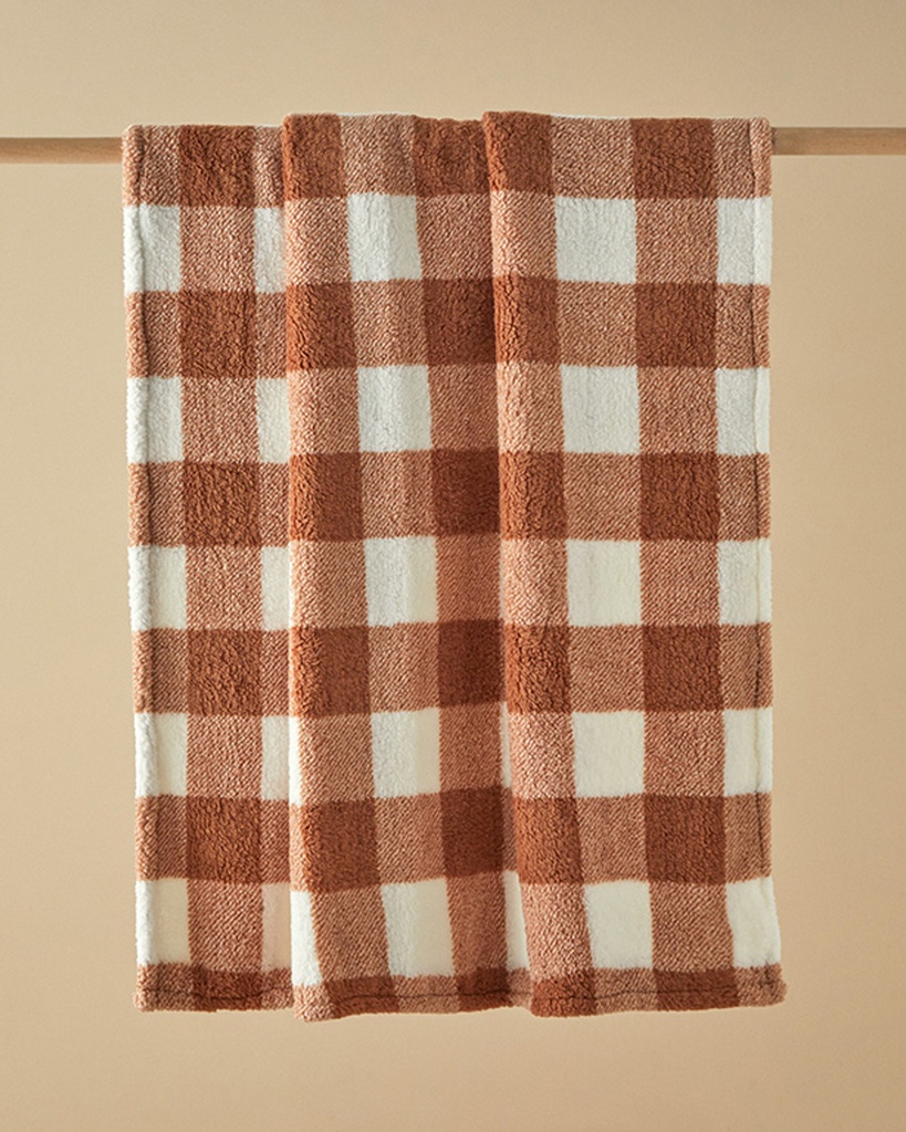 Comfort Plaid Tv Blanket Timeless