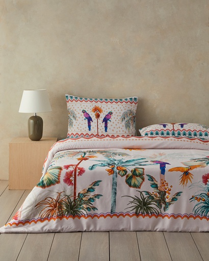 [10042510003] Tropic Sunset Duvet Cover Set pack Exotic Carnival