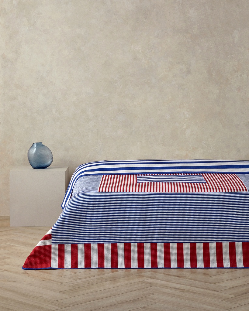 Sailor’s Stripe Multi-Purpose Quilt Jolly Marine