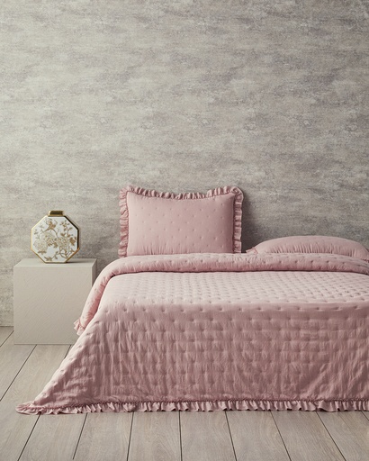 [10042471006] Swanky Bed Spread Set Exotic Carnival (Pink)