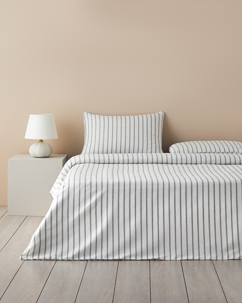 Pure Stripe Duvet Cover Set Timeless