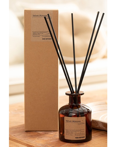 [10033855001] Velvet Mimosa Reed Diffuser Natural