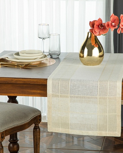 [10036747001] Luxe Linen Look Runner Luxury Collection