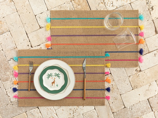 [10037942001] Tofs Place Mat Exotic Wandering