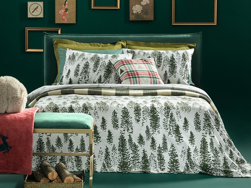 [10037138002] Pine Forest Bedding Set Simple Pleasures