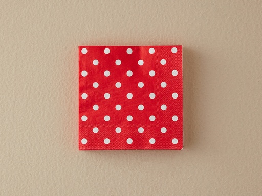 [10039103001] Christmas Dots Napkin Cheerful Holidays