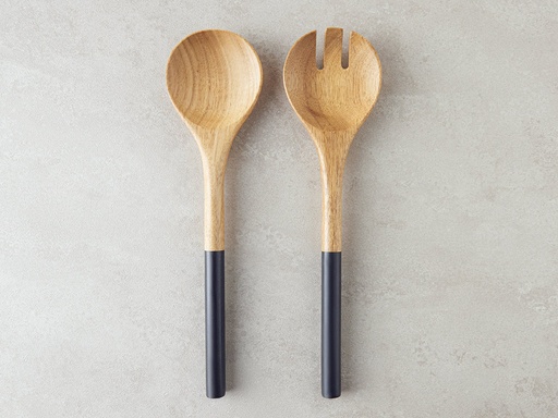 [10039660001] Simple Black Serving  Set Timeless