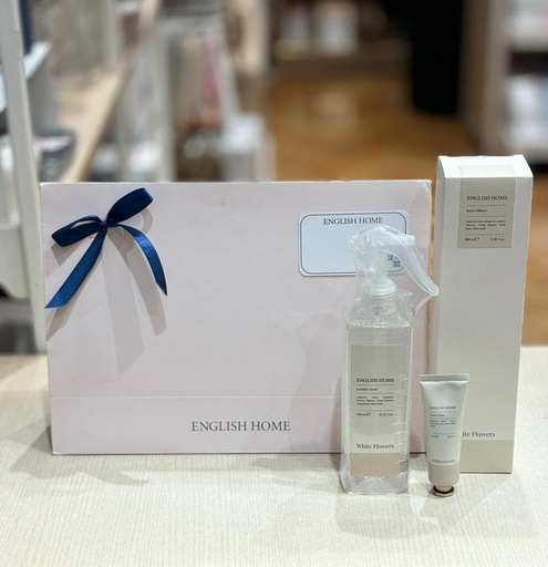 [DH1] White Flowers Diffuser & Hand Care Set