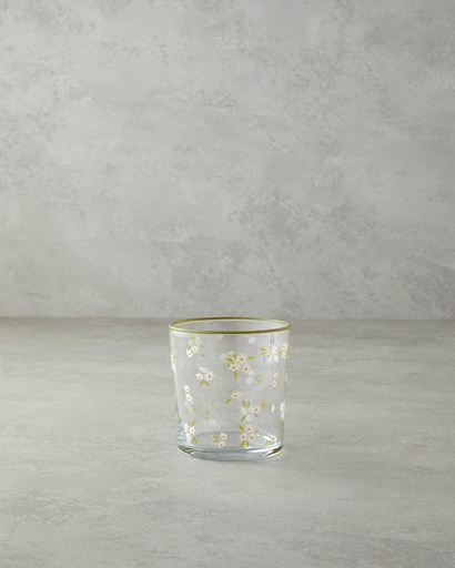 [10045873001] Retro Powder Glass Ornate Retro